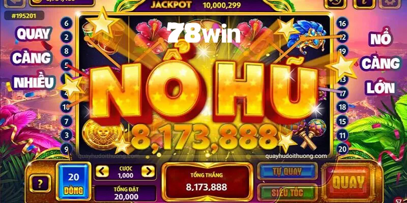 Các loại hình nổ hũ 78win mới có thiết kế vô cùng đẹp mắt và độc đáo